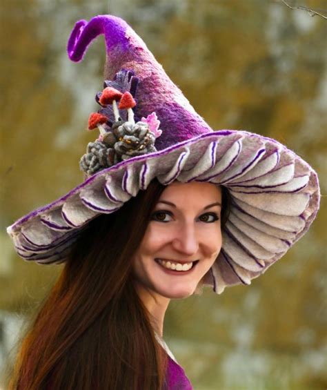 What do witches hats symbolize in folklore